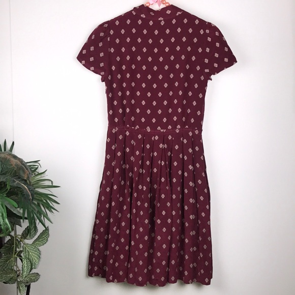 J. Crew Mini Medallion Tie-Neck Dress. - Picture 7 of 7